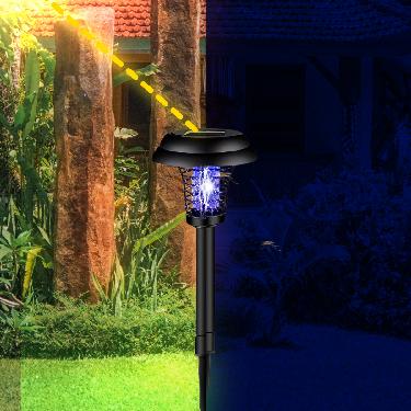 Pack Of 2 Solar Powered Mosquito & Insect Killer