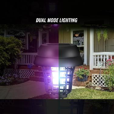 Pack Of 2 Solar Powered Mosquito & Insect Killer