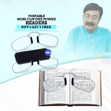 Portable Nose Clip One Power Readers BOGO Free (NCORG17)