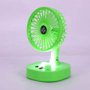 Rechargeable Portable Fan With LED Light (EF29)