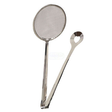 2 in 1 Stainless Steel Multi Functional Filter Spoon with Clip/Strainer - B1G1 (MFS)