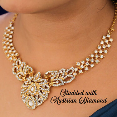 3 Austrian Diamond Necklace Set (3AUD18)