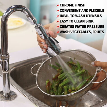 Easy 3 In1 Rotating Designer Sprayer Tap