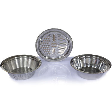 Royal Chef 3 in 1 Slicer Drain Basket & Cooking Pot