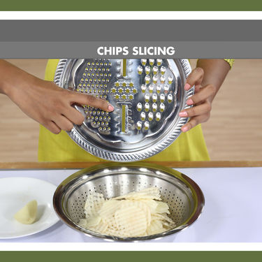 Royal Chef 3 in 1 Slicer Drain Basket & Cooking Pot