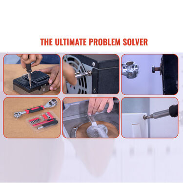 48 in 1 Magic Wrench + 18 Pcs Screwdriver Tool Kit (HT12)