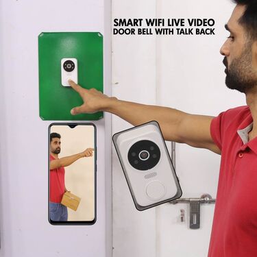 Smart Wifi Live video door bell with talk back (CCTV9)