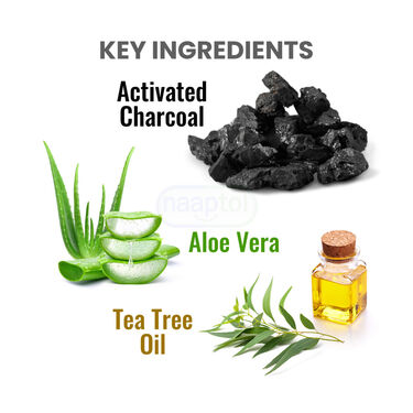 Mens Charcoal Peel Off Mask + Face Wash for Brightening (CPMFW)