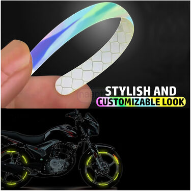 Colorful Tyre Reflectors For Car & Bike Pack Of 40 (CTRP40)