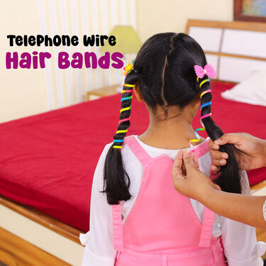Colorful Wire Hair Bands Pack of 5 (HB2)