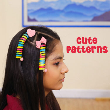 Colorful Wire Hair Bands Pack of 5 (HB2)