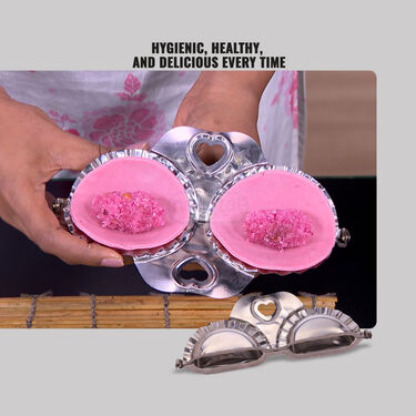 Stainless Steel Double Gujiya Maker (DG3)