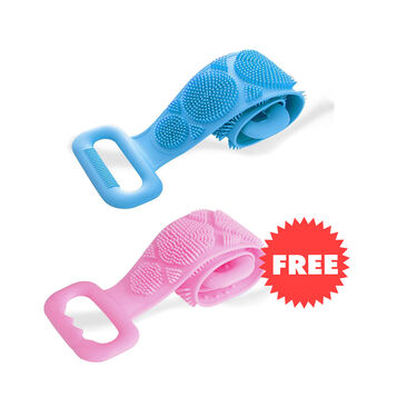 Double Sided Silicone Body Scrubber - BOGO