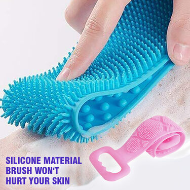 Double Sided Silicone Body Scrubber - BOGO