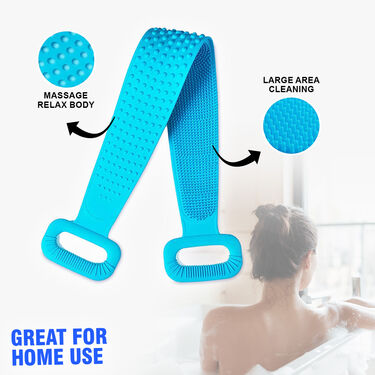 Double Sided Silicone Body Scrubber - BOGO