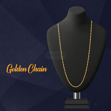 Golden Chain + Alphabet Pendant + Golden Bracelet + Ring (MGJ36)
