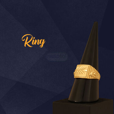 Golden Chain + Alphabet Pendant + Golden Bracelet + Ring (MGJ36)