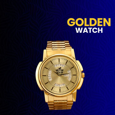 Golden Watch With Golden Chain (MGWC26)