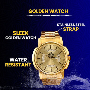 Golden Watch With Golden Chain (MGWC26)
