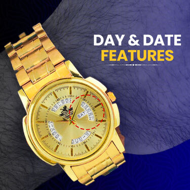 Golden Watch With Golden Chain (MGWC26)