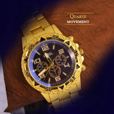 Golden Stylish Watch (MGW15)