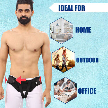 Inguinal Comfortable Hernia Support Belt for Men (PRS52)