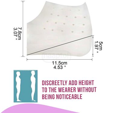 Invisible Height Increase Shoe Insoles (HE03)