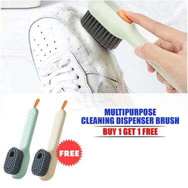 Multipurpose Cleaning Dispenser Brush - BOGO