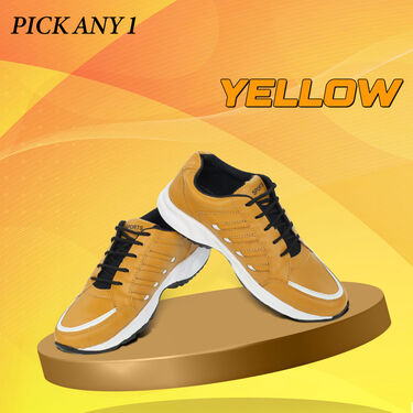 New Sports Shoes Pick Any 1 - Free Stylish Watch + Sunglasses + Aluminium Wallet (SW84)