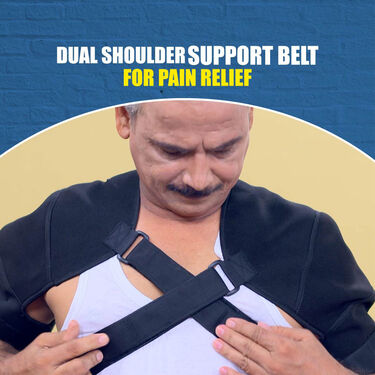 Dual Shoulder Support Belt For Pain Relief (PRS143)