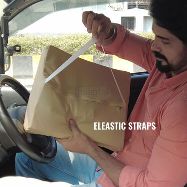 Vibrating Memory Foam Backrest Pillow For Cars (PRS156)