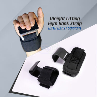 Weight Lifting Gym Hook Strap With Wrist Support (PWL01)