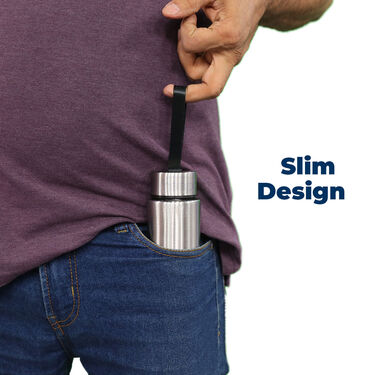 Pack of 3 Stainless Steel Slim Bottles - 500ML (3B2)