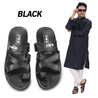 Pack of 2 Men's Madras Sandals with Free Sunglasses (SW86)