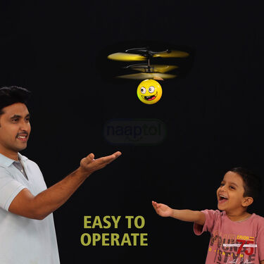 Hand sensor rechargeable flying smiley (RFS)