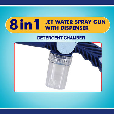 8 in 1 Jet Water Spray Gun with Dispenser