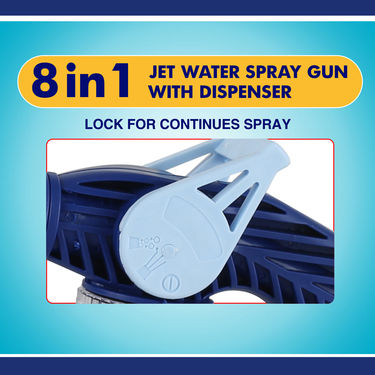 8 in 1 Jet Water Spray Gun with Dispenser