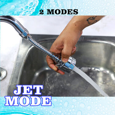 Easy Flexi Jet Spray Tap with Cleaning Gloves