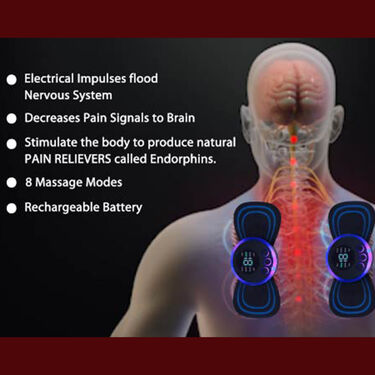 Full Body Pain Relief Pulse Massager with Remote (PRS03)