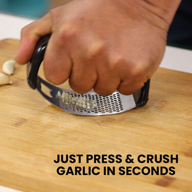 10 sec Onion & Veg Push Chopper + Garlic Crusher + Smart Knife (PC7)