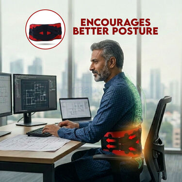 Back Support Belt With Compression Strap For Pain Relief (BSB)
