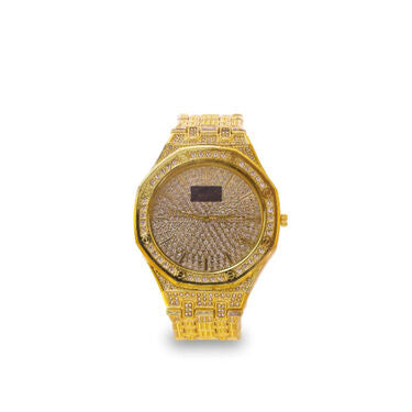 Royal Luxe Austrian Diamond Golden Watch (MGW30)
