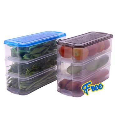 3 Layer Veggie Fresh Storage Container --BOGO (6VF2)