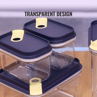 4 Pcs Push & Lock Airtight Storage Container (4PL1)