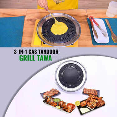 3-in1 Gas Tandoor Grill Tawa (1GG1)