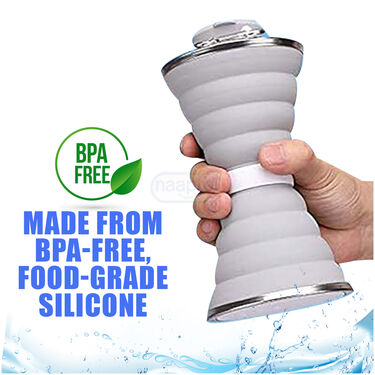 Silicone Collapsible Water Bottle (1SB2)
