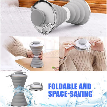 Silicone Collapsible Water Bottle (1SB2)