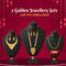 2 Golden Jewellery Sets with Free Golden Chain (2GJ1FC2)