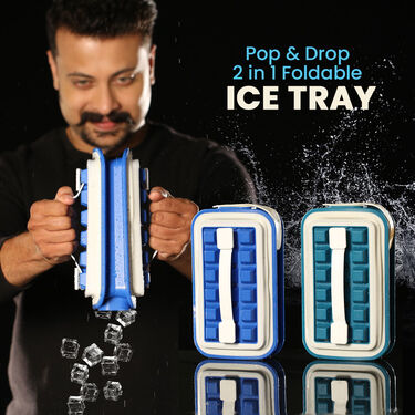 Pop & Drop 2 in 1 Foldable Ice Tray (1FIT1)