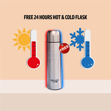 Set of 2 Casserole With Free Hot & Cold Flask (2C1F)